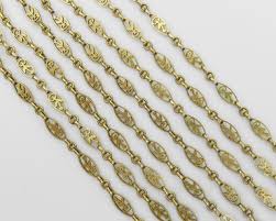 Victorian French Imperial 15KT Gold Chain — Isadoras ...