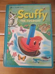 Vintage 1955 A Golden Book Large, Scuffy The Tugboat By ...
