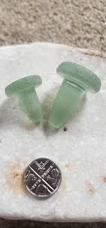 Sea Glass Stopper X 2 Collectors Items,baby Stopper,genuine ...