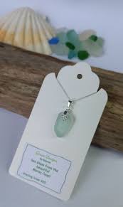 Delicate Sterling Silver Scottish Sea Glass Neckace - Etsy UK