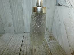 Vintage Bourbon Bottle Clear an Gold Embossed Bottle Pretty ...