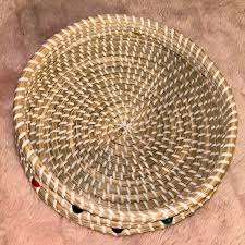 Beaded Rope Basket/Bowl- 10” across and 4” tall.... | Depop