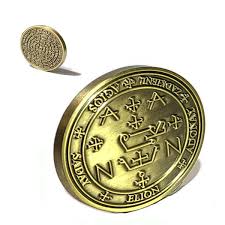 The seal of Archangel Zadkiel 72 names of God – King Solomon Coin