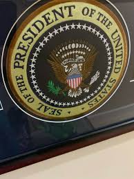 Framed, Matted White House 5 Presidents Picture Photo w ...