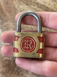 Vintage Small Reese Padlock Lock No Key | eBay
