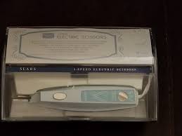 Sears 3 Speed Electric Scissors 3 Switch Fabric Selector w/ Case Blue AC Vintage | eBay