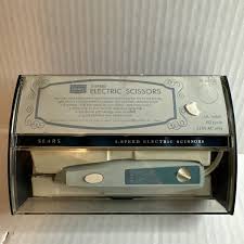Vintage 1969 Sears 3 Speed Electric Scissors w/ Inst.--Model 2177-A (works) | eBay