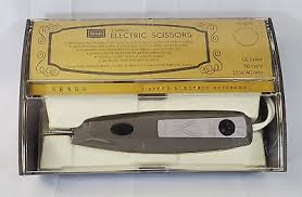 VTG Sears 3-Speed Lighted Electric Scissors with Case Model #25 2177 Brown Works | eBay