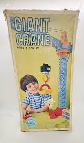 Vintage 1970's Big Toy Box Sears Giant Crane W Original Box ...