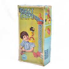 Antigo brinquedo GIANT CRANE (Grande Guindaste), para c