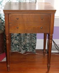 Lot Detail - Sears Kenmore Sewing Machine in Wood Table ...