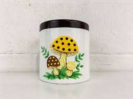 Vintage Merry Mushroom Canister Plastic Kitsch 1970s Mid-century Kitchen Retro Sears Kitschy Aesthetic Prop 1978 70s Cute Kawaii Japan - Etsy UK