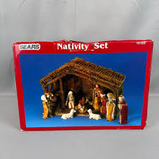 VTG Sears Christmas Nativity Manger Set | Mercari