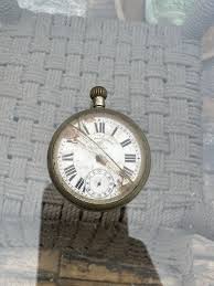 Antique Old Brass Original Swiss Made Pocket Watch Need ...