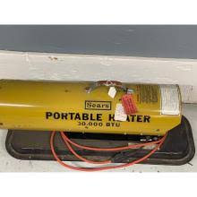 Sold at Auction: Sears Portable Heater 30,000 BTU