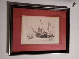 Antique Engraving by Edward William Cooke, 1811 - 1880 ...