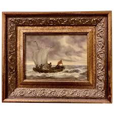 Fehinani Oil Painting "Fishermen in the Tempest" | RSB Home
