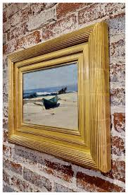 Karl Yens -Boat on the sand at Laguna Beach-Impressionist Oil painting. For Sale at Ruby Lane