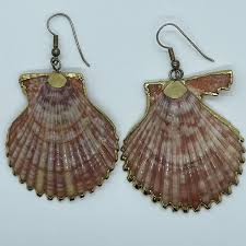 Seashell Pierced Earring Lot Ocean Beach Coconut Girl Summer ...