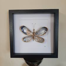 Sea Shell Art, Sea Shell Butterfly, Pebble Art, Sea Glass Art ...