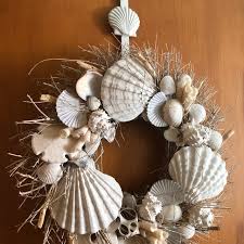 Seashell Wreath Door Hanger- Coastal Nautical Wreath Holder - Etsy Israel