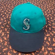 1995 Seattle Mariners Ball Cap Vintage baseball hat... | Depop