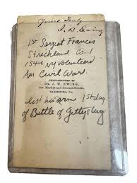 At Auction: Lot of (2) Civil War Era Local CDV Cards