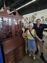 Martha Washington Sewing cabinet , ready to accent your craft room with this unique vintage workable cabinet. side pockets open from the top adding more storage.