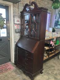 Antique Secretary Bookcase – Marrone Market