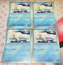 4x Seel - Pokemon S/V 151 086/165 Regular TCG Playset | eBay