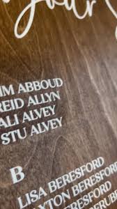 Dark Walnut Wood Wedding Seating Chart Sign - Etsy