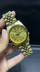 Rare Seiko 5 President SNXJ94 Automatic 7S26-0500 Gold Dial ...