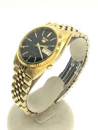 Vintage SEIKO 5 SNXZ16 7S26-0500 Black Dial Day-Date ...