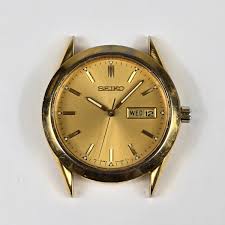 Vintage Seiko 7N43-9070 Gold Tone Men's Quartz Wrist Watch ...
