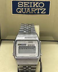 Vintage 1978 Seiko A159-5009 LCD DIGITAL Chronograph Watch ...