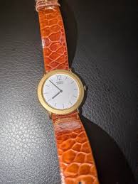 Seiko Gold Tone Base Metal 2C20-0429 Sample Watch NON-WORKING