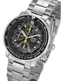 Seiko SNA411 SNA411P SNA411P1 Quartz Flight Chronograph ...