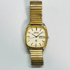 Seiko Grand Quartz Watch Date Calendar 4843 Gold USED From ...
