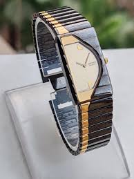 Seiko Half Moon Black/Gold Tone Ladies Watch. for $400 for ...