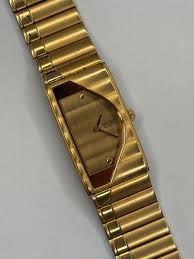 Rare Retro Seiko 2P20-5J90 Half Moon Gold Color Analog ...