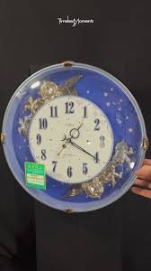 Quartz (Battery Powered) Gold Analog Wall Clocks for sale | eBay
