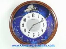 Seiko Melodies in Motion Wall Clock QXM117GRH Santa Sleigh Christmas Songs Tree for sale online | eBay