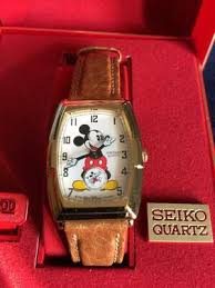 Disney Commemorative "Mickey 60 Years With You" Seiko Rectangular Watch | eBay