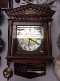 Lot 407 - Georgian style wall clock by Lawrence Thick