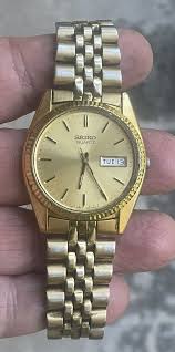 Vint SEIKO Presidential Goldtone 7N43-8111 Day/Date Jub Bracelet Original/Nice!! | eBay