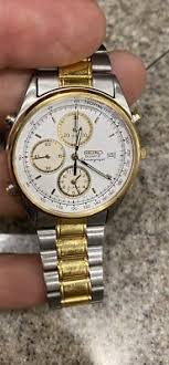 seiko watch men's vintage chronograph | eBay