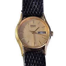 Vintage 1980s Seiko Womens Gold Tone Day-date Watch, Japan ...