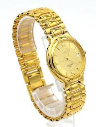 CROCODILE 1907 GOLD TONE BRACELET BAND 32MM MEN'S WRIST ...