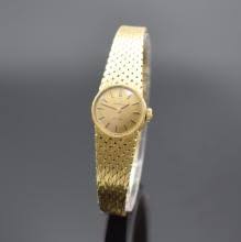 Sold at Auction: OMEGA De Ville 18k yellow gold ladies wristwatch
