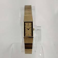 Seiko Women's Petite All Gold Tone Watch, Octagon, Smooth ...